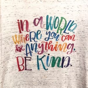 Kindness Watercolor Tee Shirt